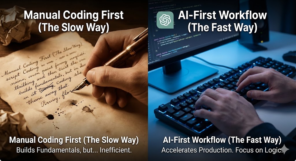 The Keyboard vs Pen Analogy — Old Way vs New Way