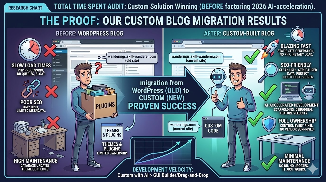 Our custom blog platform